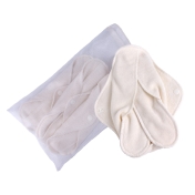 5-Pack of Reusable Sanitary Towels in Organic Cotton
