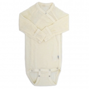 Wrap Baby-Body in Silk & Wool with Fold-Over Scratch Mitts