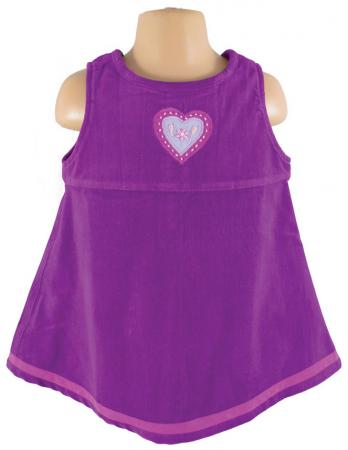 Organic Velvet Baby Dress