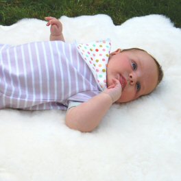 Large Soft White Lambskin