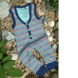 Baby Dungarees in Organic Cotton