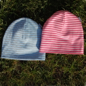 Super Stripy Beanie in Organic Cotton