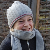 Rib Knit Beanie in Organic Merino Wool Rib Knit Beanie in Organic Merino Wool