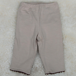 2-Pack - Baby Leggings With Trim in Organic Cotton