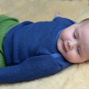 Baby Jumper in Organic Merino Wool Melange