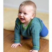 Baby Jumper in Organic Merino Wool Melange