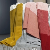 multi coloured baby blanket