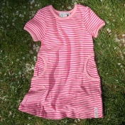 Comfy Stripy Dress in Organic Cotton