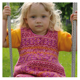 Jacquard Dress in Organic Cotton