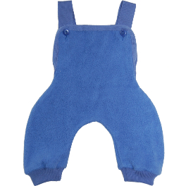 Soft Dungarees in Organic Cotton Plush