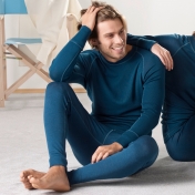 Men's Sporty Long-Johns in Wool and Silk Men's Sporty Long-Johns in Wool and Silk