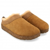 Haflinger sheepskin clogs clearance