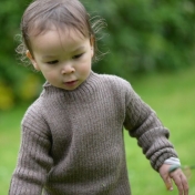 Hand-knitted Turtle-Neck Jumper in Baby Alpaca
