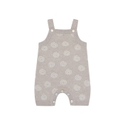 Soft Patterned Playsuit in Organic Cotton & Silk