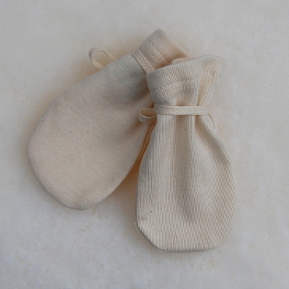 2-Pack - Organic Cotton Scratch Mitts