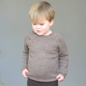 Alpaca Baby Jumper with Raglan Sleeves