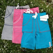Comfy Stripy Shorts in Organic Cotton