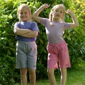 Pretty Simple Girl's Shorts in Soft Organic Cotton