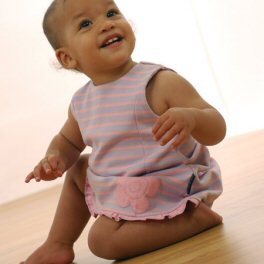 Lilac A-line Dress with Matching Knickers