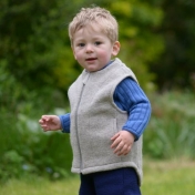 Merino Fleece Bodywarmer by Disana Merino Fleece Bodywarmer by Disana