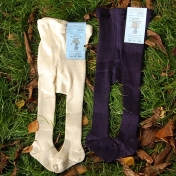 Machine-washable Baby Tights in Cotton/Wool