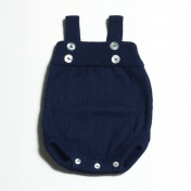 Baby Tomatillo Romper in Alpaca