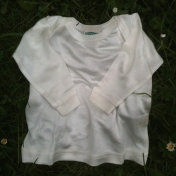 Long-Sleeved Baby Vest Top in Pure Organic Silk