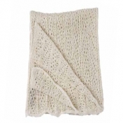 Traditional Openwork Baby Blanket in Baby Alpaca Traditional Openwork Baby Blanket in Baby Alpaca