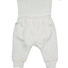 Trousers in Silk & Wool - natural