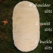 Vegetable-tanned Baby-safe Sheepskin For Carseat and Stroller