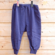 Merino Wool Baby Trousers in Navy Blue