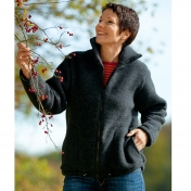 Wool Zip Fleece Jacket for Men and Women