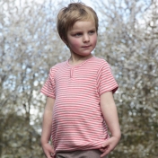 Stripy T-shirt in Soft Organic Cotton Melange Stripy T-shirt in Soft Organic Cotton Melange