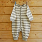 Bold Stripe Babygrow in Organic Cotton Bold Stripe Babygrow in Organic Cotton