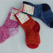 Starry Fair-Isle Socks in Organic Wool Starry Fair-Isle Socks in Organic Wool