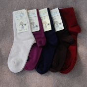 2-Pack Fine Organic Cotton Socks for Adults 2-Pack Fine Organic Cotton Socks for Adults