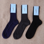 2-Pack Adult's Machine-Washable Socks in Wool and Cotton