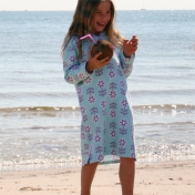 Hooded Beach Dress in Organic Cotton