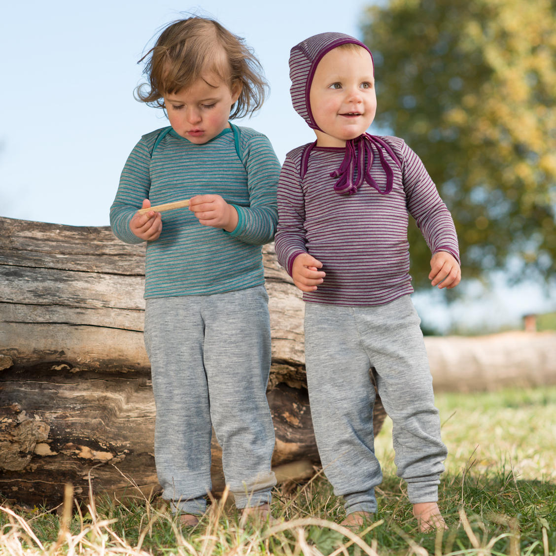 Most Comfy Baby Trousers in Wool/Silk Wool/Silk Baby Trousers for