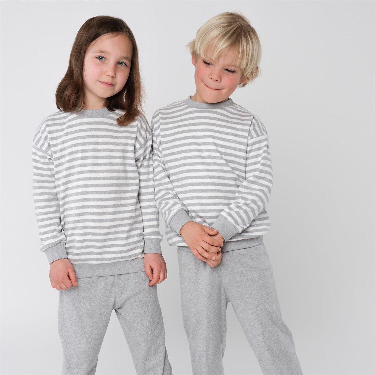 Organic Cotton Pyjamas for Children Stripy Organic Pyjamas