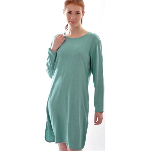 Women's Long-Shirt in Pure Bourette Silk Women's Long-Shirt in Pure Bourette Silk
