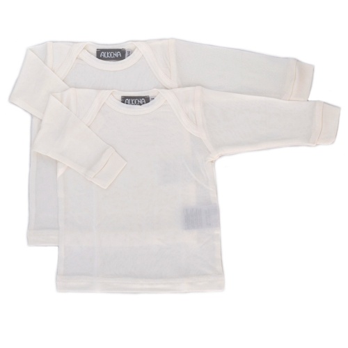 2-Pack Baby Vest Top in Organic Filament Silk 2-Pack Baby Vest Top in Organic Filament Silk