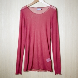 Gossamer Silk Long-sleeved Top in Biodynamic Silk Gossamer Silk Long-sleeved Top in Biodynamic Silk