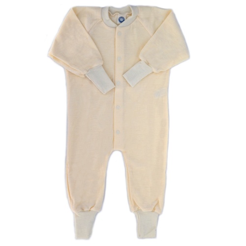All-In-One Pyjamas Without Feet in Organic Merino Wool Terry All-In-One Pyjamas Without Feet in Organic Merino Wool Terry