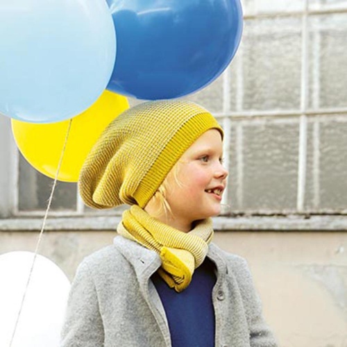 Child's Long Beanie Hat in Organic Merino Wool Child's Long Beanie Hat in Organic Merino Wool