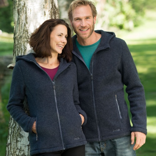Women's Merino Wool Fleece Hooded Jacket Women's Merino Wool Fleece Hooded Jacket