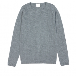 Women's Rib Blouse in Pure Merino Wool Women's Rib Blouse in Pure Merino Wool