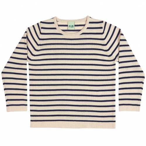 Simple Striped Danish Merino Wool Top Simple Striped Danish Merino Wool Top