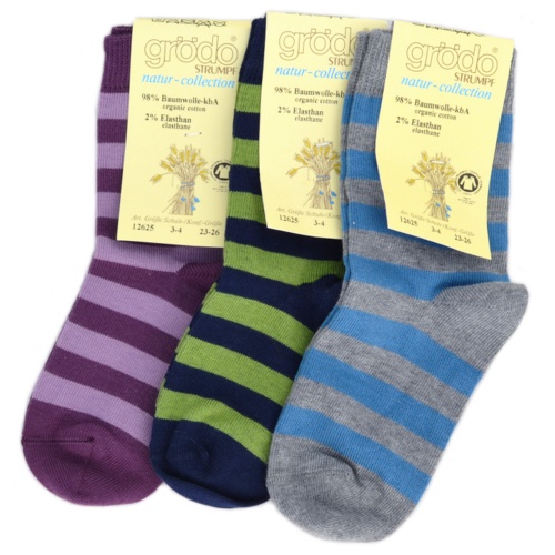 2-Pack Striped Organic Cotton Socks 2-Pack Striped Organic Cotton Socks