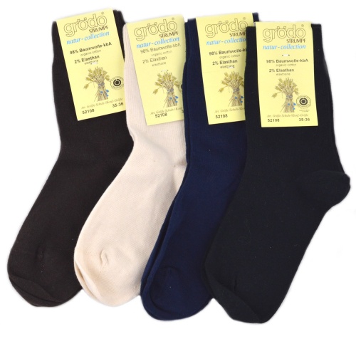 2-Pack Fine Organic Cotton Socks for Adults 2-Pack Fine Organic Cotton Socks for Adults